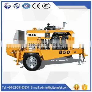 China Small Size Aggregate Output 20m3 per Hour Concrete Pump Manufacturer thumbnail-2
