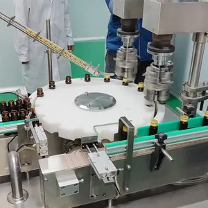 Glass & Plastic Bottle Piston-Type Automatic Juice Beverage Filling and Capping Integrated Machine | Full-Automatic Filling Production Line thumbnail-2