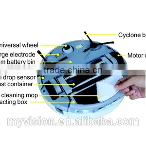 Eworld Steam Cleaner With Steamer Handy/steam Mop Electric Robot Vacuum Cleaner thumbnail-5