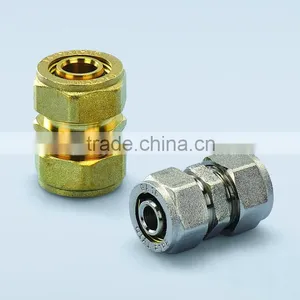Pex Pipe Brass Equal Socket thumbnail-1