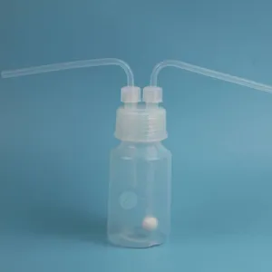 Polytetrafluoroethylene Pfa Gas Washing Bottle, Acid and Alkali Resistant, High Temperature Resistant, Customizable 500ml Gas Absorption Bottle thumbnail-3
