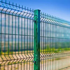 Durable 3D Curved Welded Wire Mesh Fence - Galvanized & Powder Coated for Garden Trellis thumbnail-4