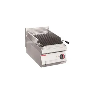 Heavy-Duty Electric Lava Rock Grill With Cast Iron Grates & Overheat Protection thumbnail-1