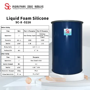 Low Density Liquid Foam Injection Silicone Shock Absorbing Elastic High Rebound Soft Foam Injection LSR thumbnail-2