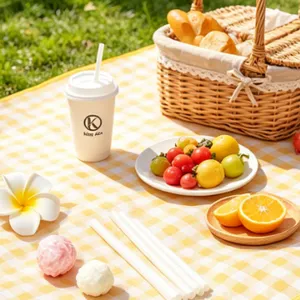 Food Grade Biodegradable Plastic Drinking Straws for Beverage and Party Supplies thumbnail-1