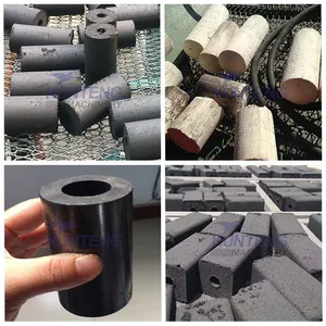 Coconut Shell Carbon Powder Hydraulic Forming Machine Silicon Nitride Powder Briquetting Machine EPC thumbnail-3