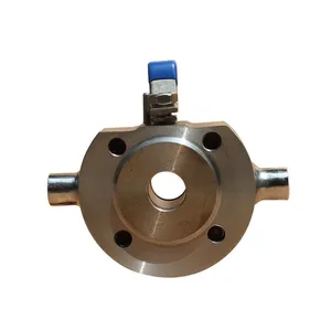 Manufacturer Direct Sales Stainless Steel Manual Flange Ball Valve Jacket Valve thumbnail-1