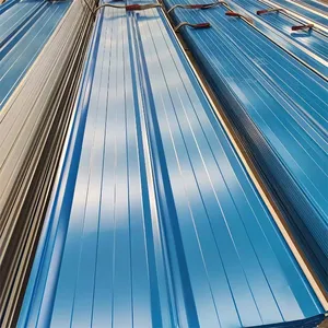 Prepainted Galvanized Corrugated Plate Stainless Color Corrugated Plate Corrugated Steel Roofing Sheet thumbnail-1
