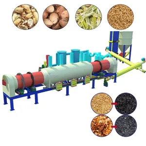 Carbon Based Fertilizer Production Line Continuous Carbonization Machine for Biomass Waste Soil Improvement Materials EPC thumbnail-1