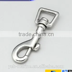 Zinc Die Cast Nickel Plated Swivel Bolt Snap Hook thumbnail-1