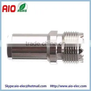 Straight Brass 6 Piece UHF Female SO239 Clamp Type Connector-RG58,RG141&LMR-195 Quality Choice thumbnail-3