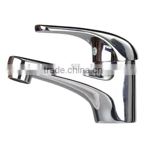 Deck Mount Single Handle Center Set Bathroom Vessel Sink Faucet thumbnail-2