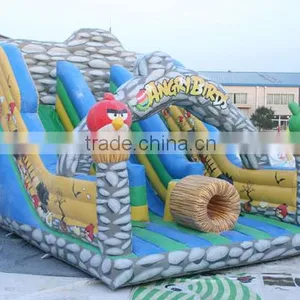 New Inflatable Slide Sponge Bob Cartoon Pvc Slide Amusement Park Slide thumbnail-1