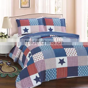 It's Worthwhile to Have This Children Quilt,European Style With Stars thumbnail-1