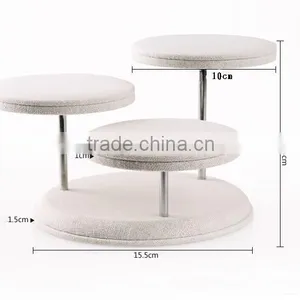 New Design Fancy Fabric Jewelry Display Tray for Ring Bracelet Neckalace S1272 thumbnail-2
