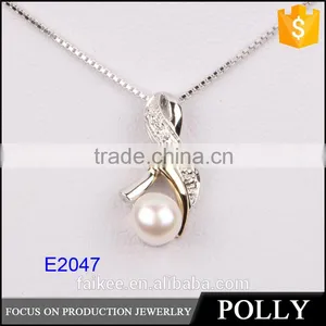 Pearl Pendant Design for Girl Silver Jewelry thumbnail-2