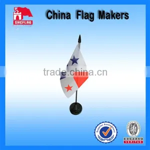 Panama Country Plastic Table Flags With Digital Printing thumbnail-1