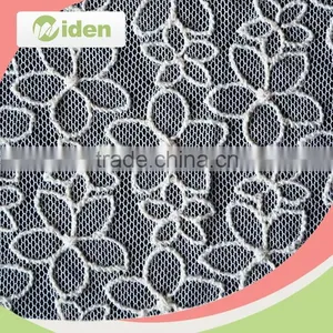 High Quality Eco-friendly Flower Design Net Fabric Lace thumbnail-1