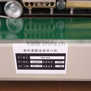 Case Sealer FR-900I Pvc Heat Sealer Plastic Bag Machine Sealing Bag Machine thumbnail-5