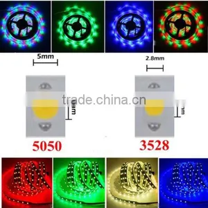 5M 5050 3528 RGB Led Strip 12V Fleible Light Strip Lamp 300 LED Tape Home Wedding Decoration Lamps thumbnail-1