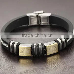 Top Quality Charms Fitness Bracelet Silicone Material Quality Choice thumbnail-4