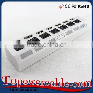 Factory Directly Sell Best Fast Charging 7 Port Usb Hub Power Switch thumbnail-3