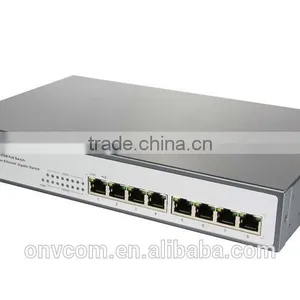 Shen Zhen ONV Compnay Best Quality Of8 Port 10/100M Poe Switch 30Watts per Port POE31008P thumbnail-1