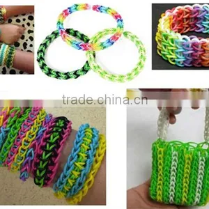 Fashion Silicone Loom Bands Bracelet Kit in Bulk!!! Rubber Loom Bands Watch Kit With Cheap Design DIY Bracelet! thumbnail-1