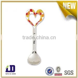 Diet Metal Souvenir Spoon With Love Decoration thumbnail-1