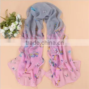 2015 Hot Selling Low Pricde Fashion Lady Colorful Silk Scarf thumbnail-5