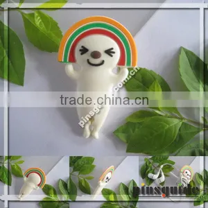 China Manufacturer 2013 Custom Logo Retractable Mini Cute Bear USB PVC Cable Tidy thumbnail-1