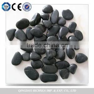 Beautiful Natural Pure White Colour Red Colour Pebble Stone thumbnail-5