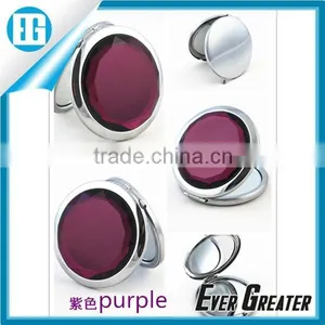 Custom Logo Promotional Metal Cosmetic Mirrors Pocket Mirror/compact Mirror Can Add Your Own Logo thumbnail-3