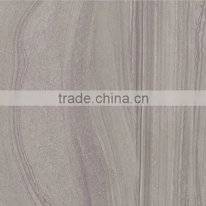 30x30 Light Grey Golden Line Stone Look Ceramic Tile for Bathroom thumbnail-4