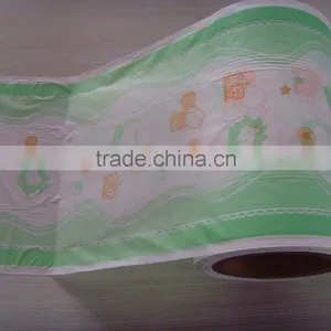 High Quality Waterproof Baby Diaper Non Breathable PE Film thumbnail-2