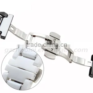 Classic Buckle Ceramic Watchband 24mm Watch Bracelet thumbnail-4