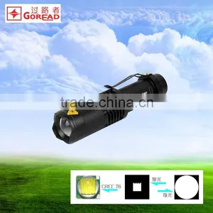 GOREAD Y21 Pen Type T6 Focusable Flashlight 18650 thumbnail-1