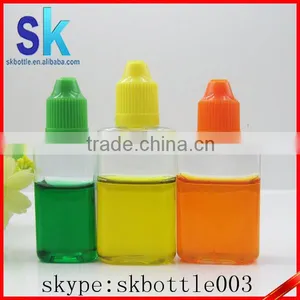 30ml PET Rectangle Plastic e Liquid Bottle With Child Resistant Cap and Tip From e Liquid Bottle Manufacturer thumbnail-2