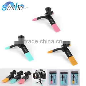 Miniest Desktop Dual Adapter Pro Camera Mount Tripod Stand for Mobile Phone&digital Camera&pro Camera thumbnail-4