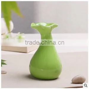 Chinese Ceramic Vase Wholesale Flower Shape With Bright and Colored Glazed for Furnishing thumbnail-3
