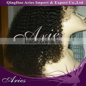 Malaysian Virgin Hair #4 Color Full Lace Wig Spiral Curl thumbnail-3