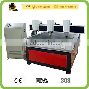 QL-1313 High Frequency Multifunction Three Heads Cnc Machine for Advertising Sign thumbnail-3