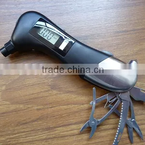 Very Useful Auto Emergency Tool With Digital Tire Pressure Gauge thumbnail-1