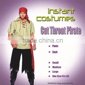 Wholesale New Trends Cut Throat Pirate Fancy Dress Instant Costume thumbnail-4
