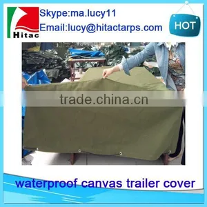 Waterproof Canvas Cargo Trailer Covers thumbnail-3