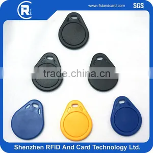 125KHZ T5577 Rfid Keyfob Tag ABS With Keyring thumbnail-1