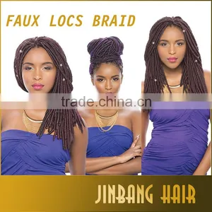 Cheap Price 18inch Fauxlocs Soft Crochet Twist 2x Havana Mambo Fauxlocs Twist Braid Soft Dread Fauxlocs thumbnail-1