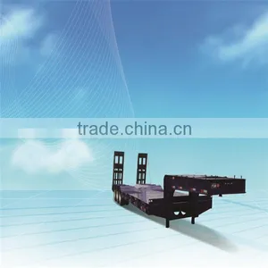 China TIME GO 2 or 3 Axles Low Flatbed Semi Trailer thumbnail-1