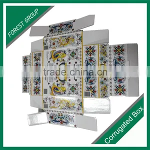 BOTH SIDES GLOSSY VARNISHED CORRUGATED PACKAGING BOX FOR BODY LOTION PACKAGING thumbnail-5