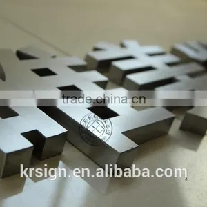 Whole Sale Price Laser Grinding 3d Stainless Steel Mental Letter Sign of Alphabet Letter With Polished Surface Treatment thumbnail-4